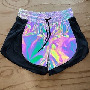 Curves n Combat Boots CNC Reflective gray shorts medium